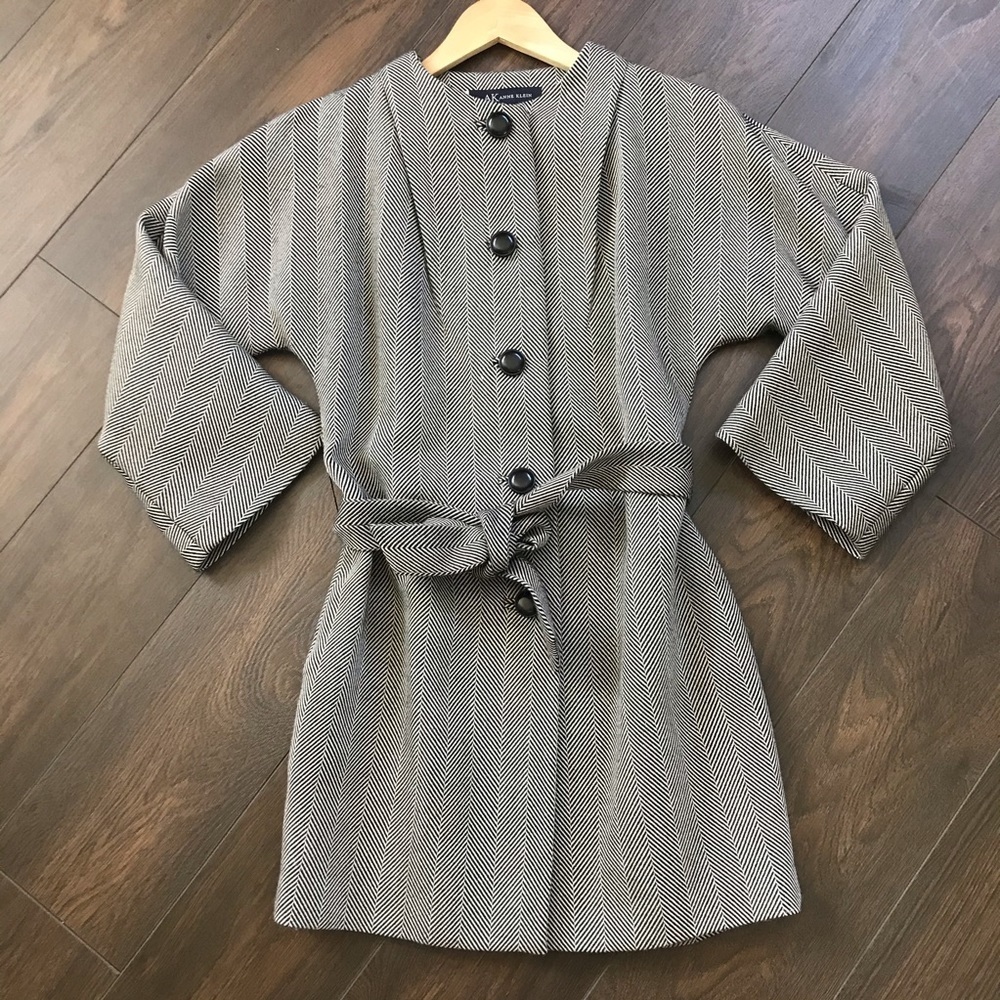 NWOT Ann Klein printed coat